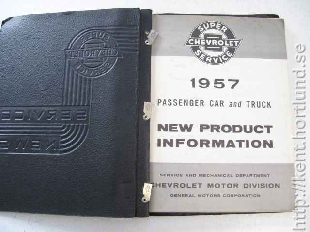 1957 Chevrolet New Product Information