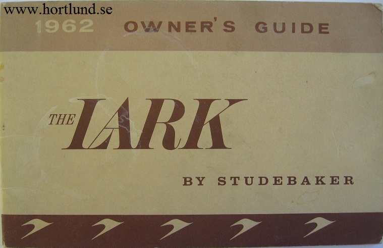1962 Studebaker Lark Owner's Guide