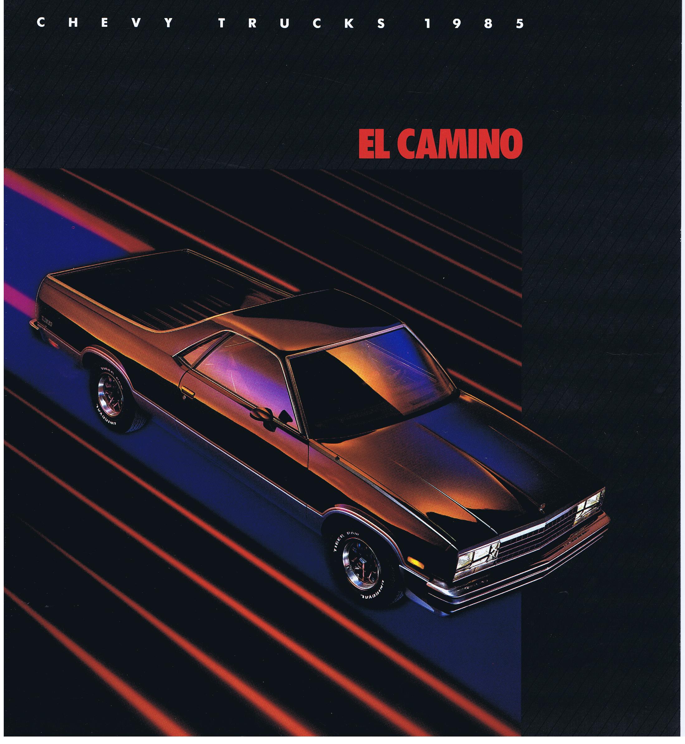 1985 Chevrolet Truck El Camino Affisch