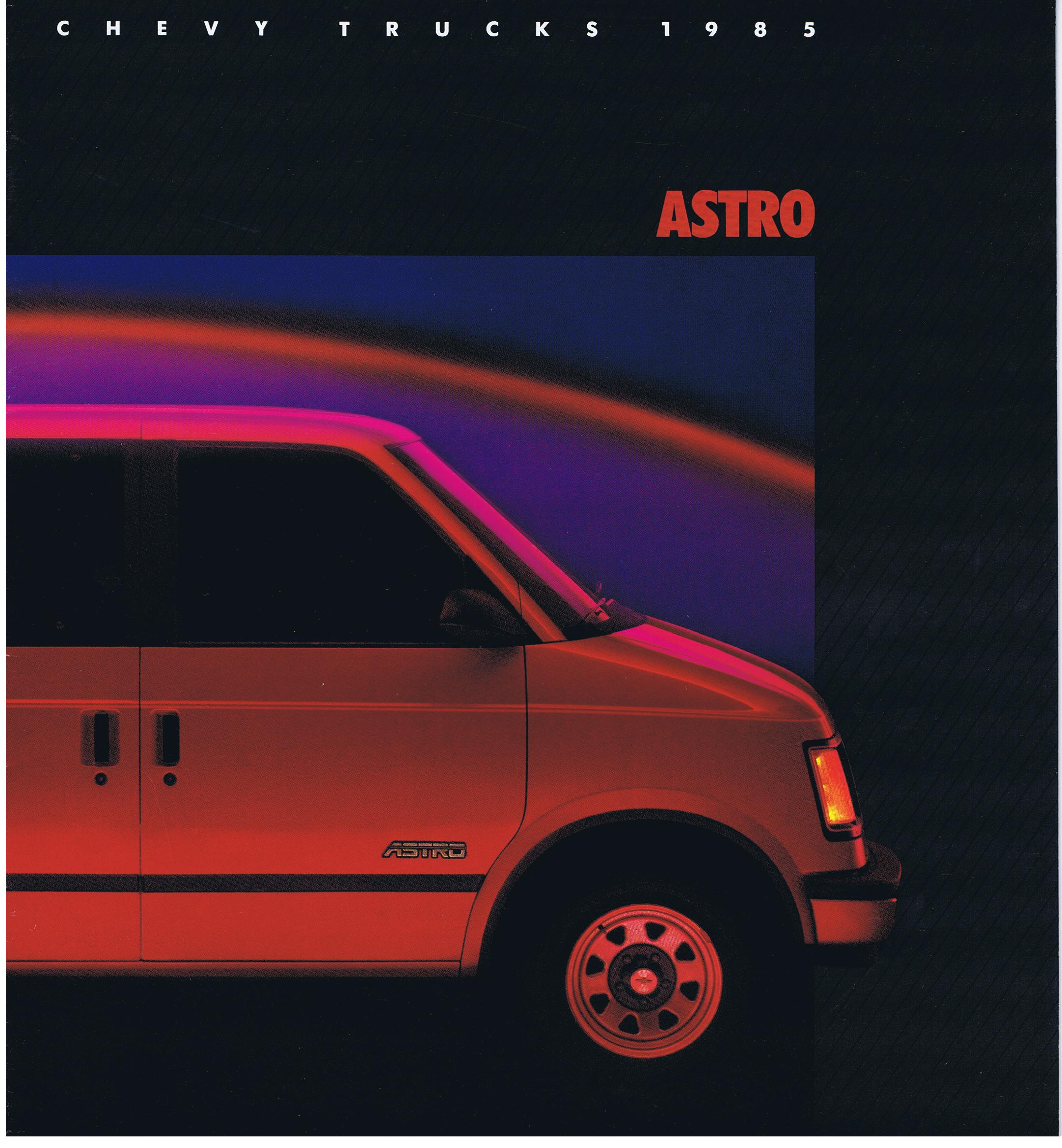 1985 Chevrolet Truck Astro Broschyr