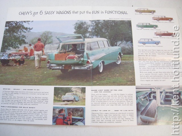 1957 Chevrolet 57 Chevy's Got 6 Sassy Wagons