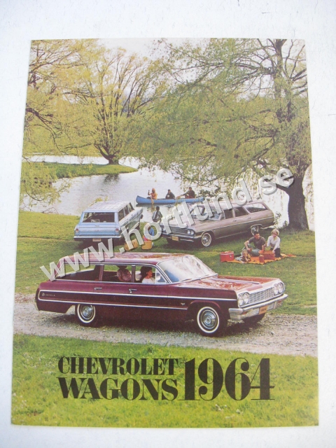 1964 Chevrolet Wagons Försäljningbroschyr