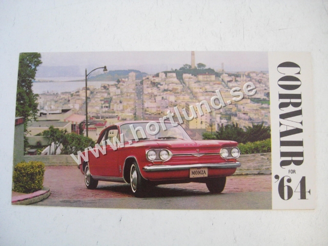 1964 Chevrolet Corvair Försäljningsbroschyr