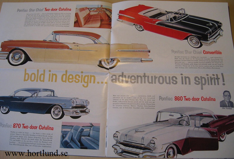 1956 Pontiac broschyr folder 2:dra utg. - 3