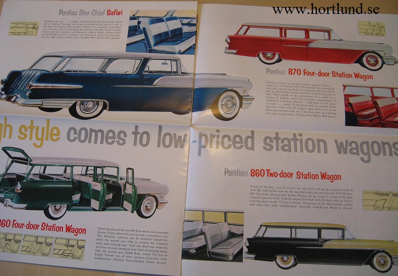 1956 Pontiac broschyr folder 2:dra utg. - 5