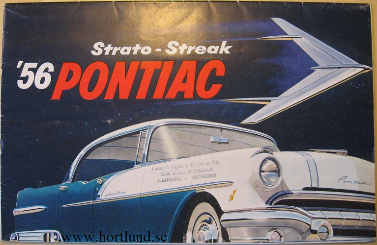 1956 Pontiac broschyr folder 2:dra utg.