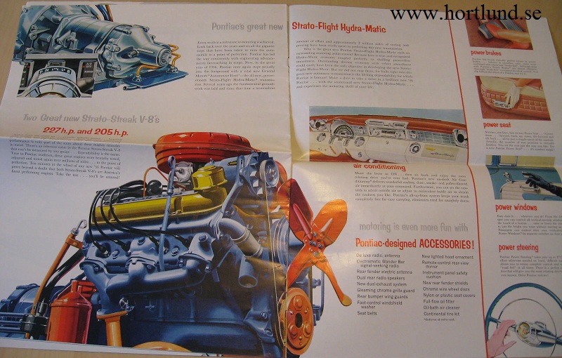 1956 Pontiac broschyr folder 2:dra utg. - 6