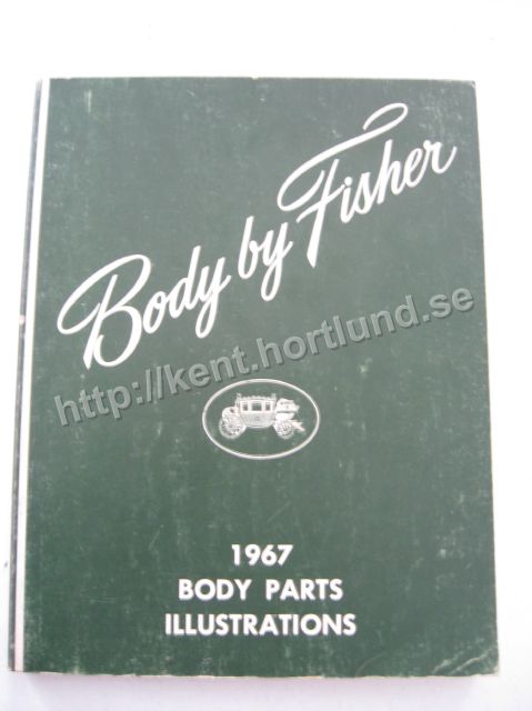 1967 Fisher Body parts illustration