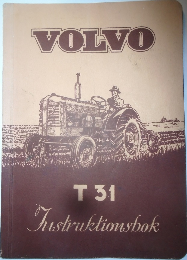 1950 Volvo T 31 Instruktionsbok