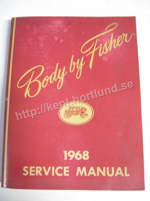 1968 Fisher Body Service Manual