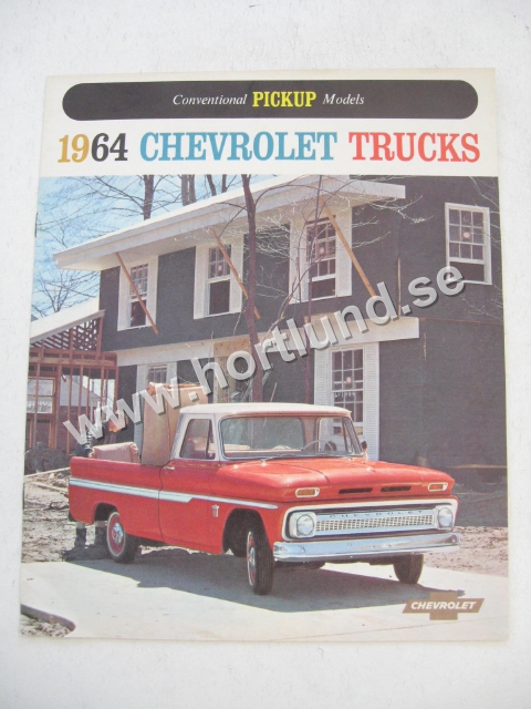 1964 Chevrolet Trucks Pickup Försäljningsbroschyr