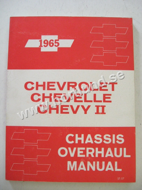 1965 Chevrolet Chevelle Chevy II Chassis Overhaul Manual