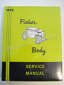 1972 Fisher Body Service Manual