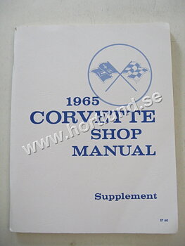 1965 Chevrolet Corvette Shop Manual Supplement