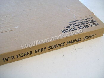 1972 Fisher Body Service Manual