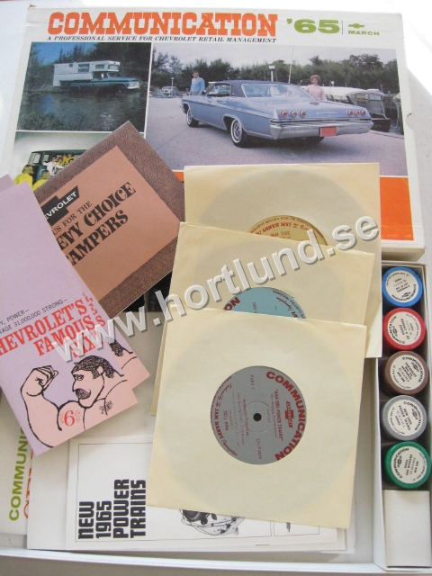 1965 Chevrolet Communication March Warm up for spring Innehåller Filmrullar samt Skivor