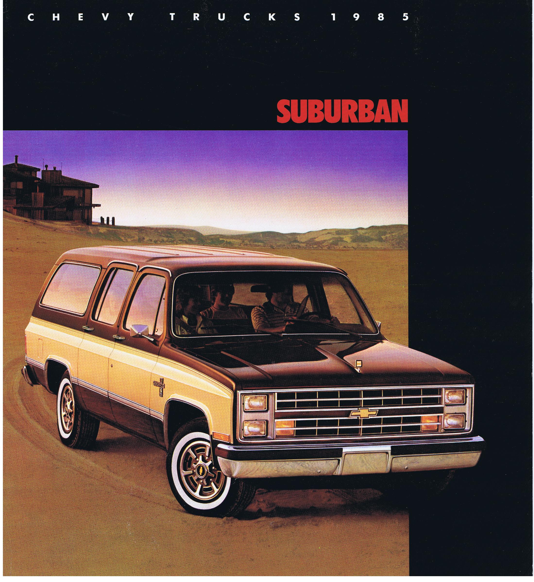1985 Chevrolet Truck Suburban Broschyr