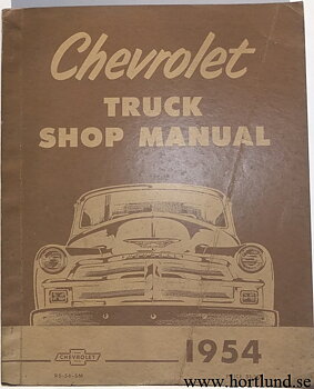 1954 Chevrolet Truck Shop Manual