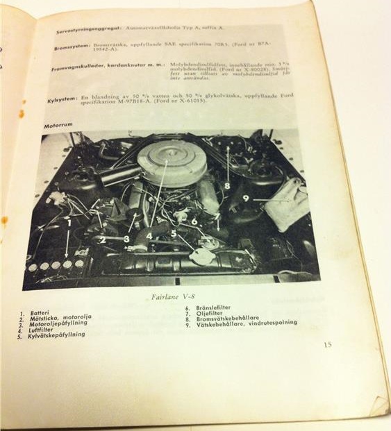 1963 Ford och Thunderbird Instruktionsbok svensk - 4