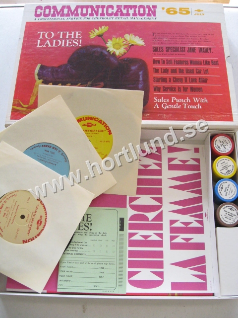 1965 Chevrolet Communication July To the Ladies  Innehåller Filmrullar samt Skivor