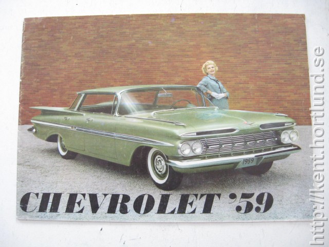 1959 Chevrolet Stor Lyxbroschyr