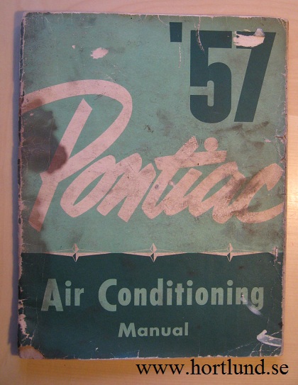 1957 Pontiac Air Conditioning Manual