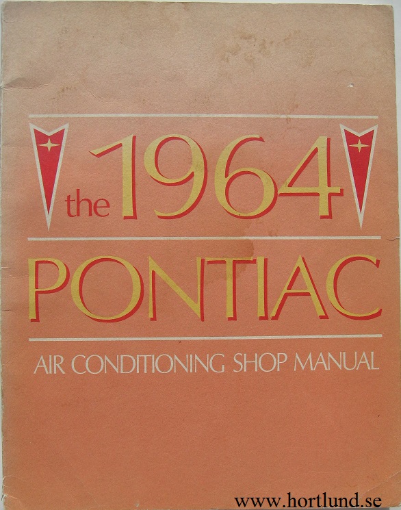 1964 Pontiac och Tempest Air Conditioning Shop Manual