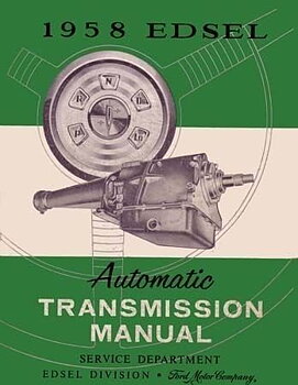 1958 Edsel Automatic Transmission Manual