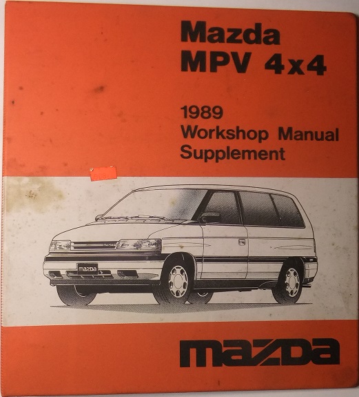 1989 Mazda MPV 4x4 Pärm