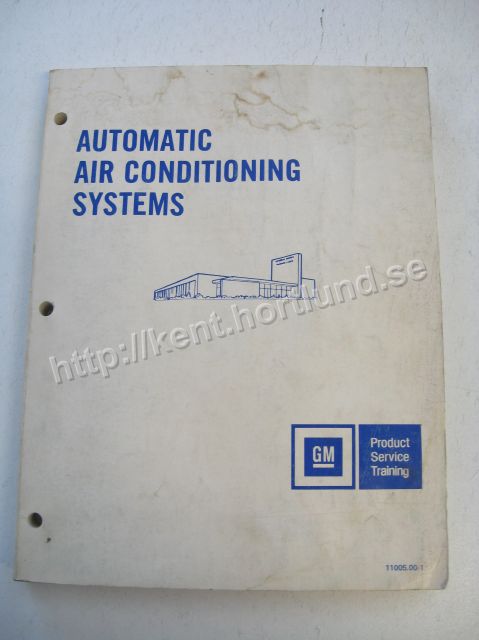 1980 GM Product Service Training Automatic Air Conditioning Systems
