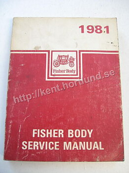 1981 Fisher Body Service Manual