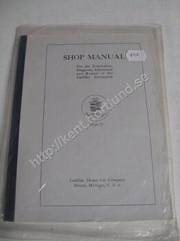 1919 Cadillac type 57 Shop Manual