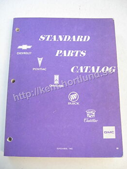 1983 Fisher Standard Parts Catalog