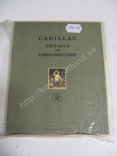 1922-23 Cadillac Type 61  Details of construction