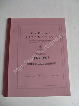 1926-27 Cadillac Series 314 & LaSalle Shop Manual