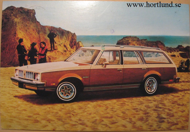 1978 Oldsmobile Cutlass Cruiser vykort