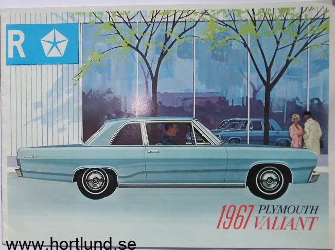 1967 Plymouth Valiant broschyr svensk