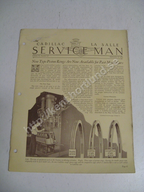 1932 Cadillac, La Salle The Cadillac La Salle service man