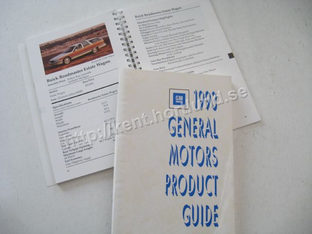 1993 GM Product Guide