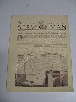 1932 Cadillac, La Salle The Cadillac La Salle service man