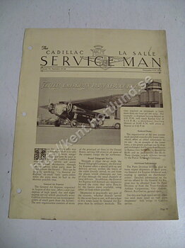 1932 Cadillac, La Salle The Cadillac La Salle service man