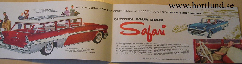 1957 Pontiac Safaris broschyr - 2