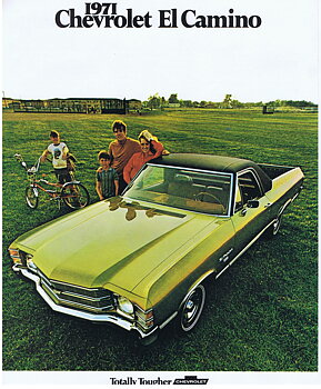 1971 Chevrolet Truck Broschyr El Camino