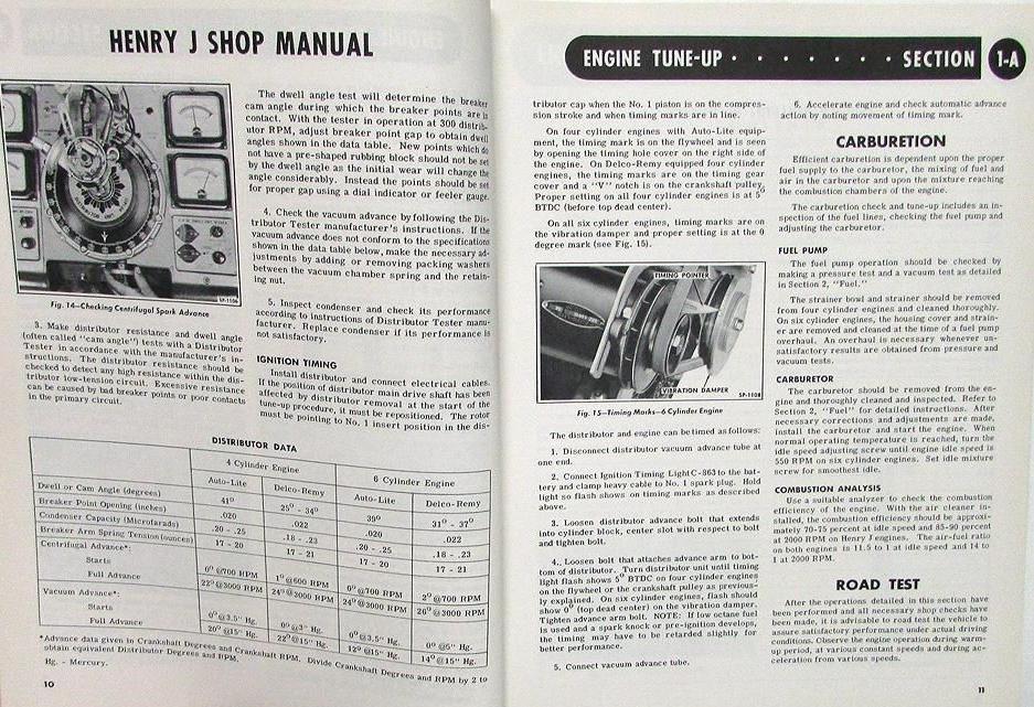 1951 - 1953 Henry J Shop Manual original - 4