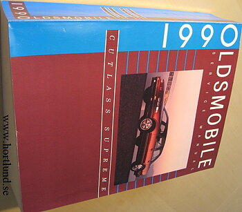 1990 Oldsmobile Cutlass Supreme Service Manual