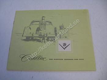 1950 Cadillac Försäljningsbroschyr