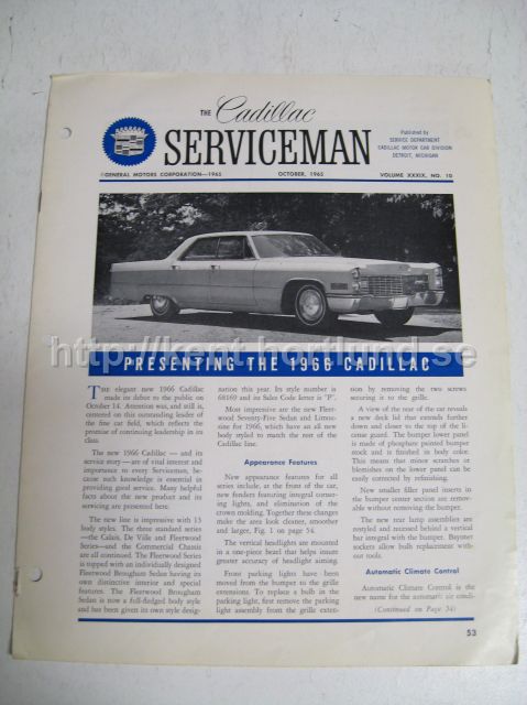 1966 Cadillac Serviceman Nr10