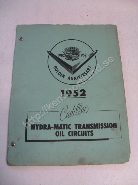 1952 Cadillac Hydra-matic transmission oil circuits