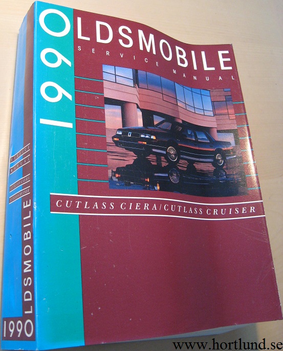 1990 Oldsmobile Cutlass Ciera och Cutlass Cruiser Service Manual