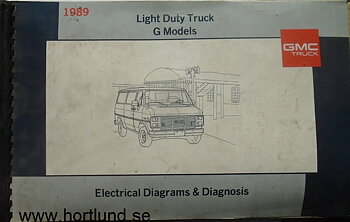 1989 GMC Light Duty Truck G Models Electrical Diagrams & Diagnosis
